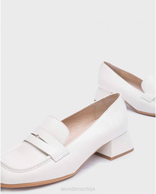 беле поклон мокасине Жене Wonders 2NZV222 обућа