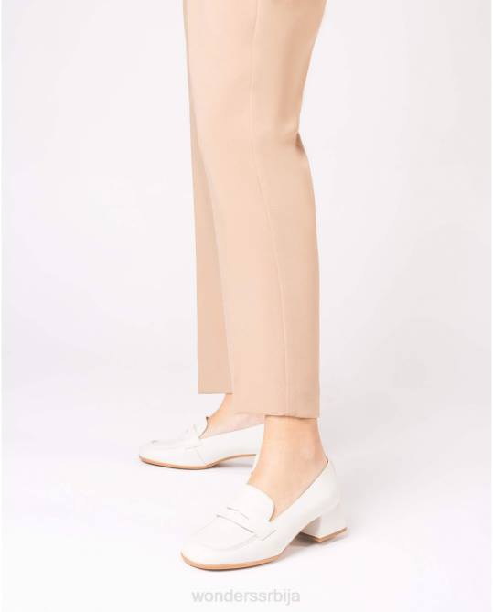 беле поклон мокасине Жене Wonders 2NZV222 обућа