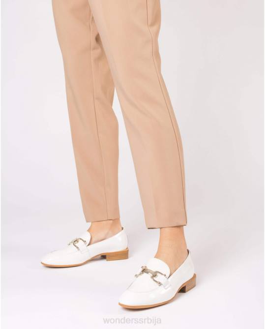 беле ермес мокасинке Жене Wonders 2NZV235 обућа