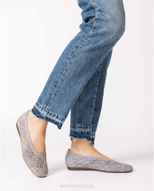 плава бруна балет пумпа Жене Wonders 2NZV146 обућа