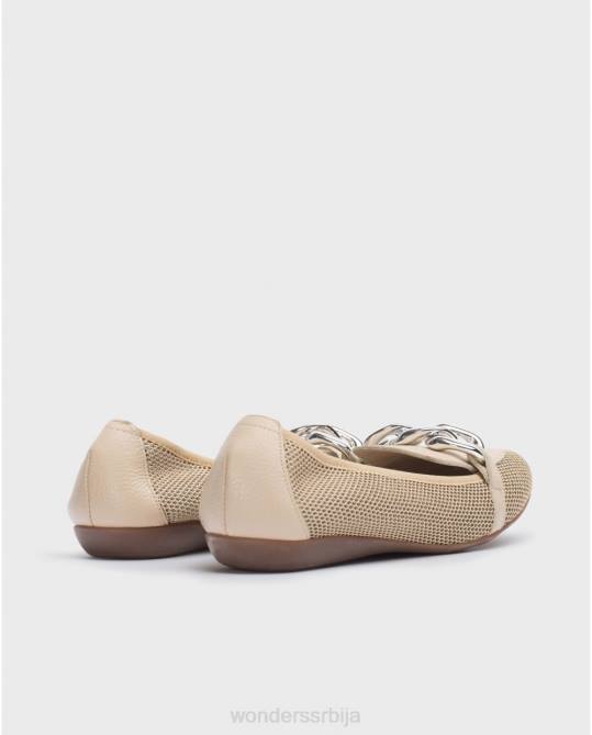 беиг/натур беиге Даиси балерина Жене Wonders 2NZV179 обућа