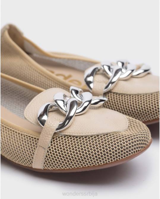 беиг/натур беиге Даиси балерина Жене Wonders 2NZV179 обућа