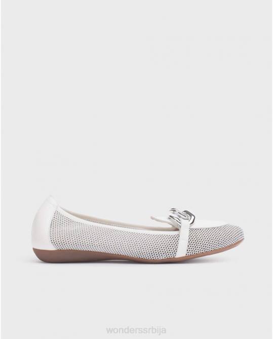 бланцо/офф вхите Даиси балерина Жене Wonders 2NZV180 обућа