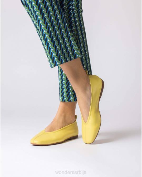 лима жута пепа балет пумпа Жене Wonders 2NZV324 обућа