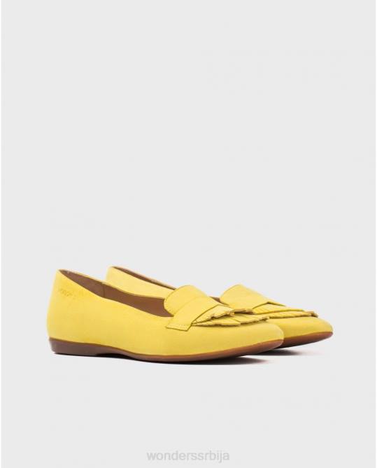 сунчана кожна балетна пумпа са дуплим ресама Жене Wonders 2NZV421 обућа