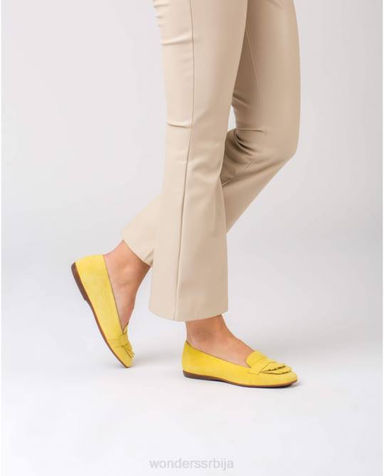 сунчана кожна балетна пумпа са дуплим ресама Жене Wonders 2NZV421 обућа