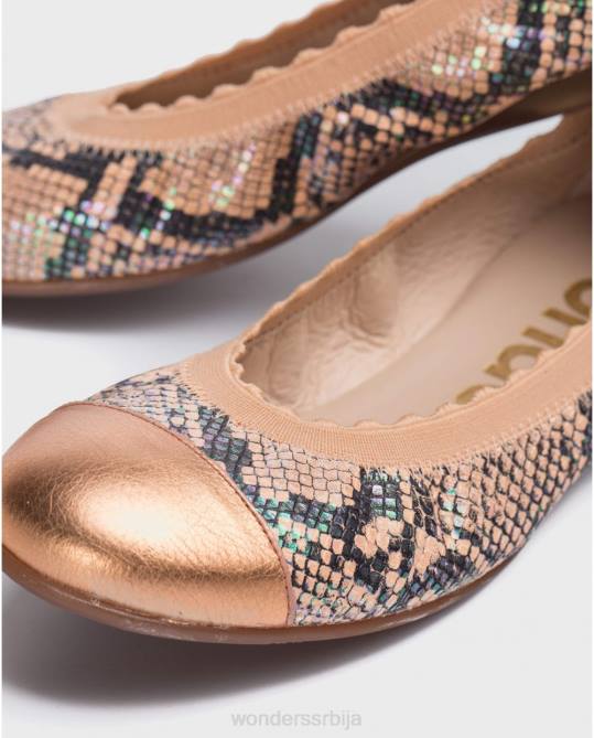 лосос еластична балерина Жене Wonders 2NZV429 обућа