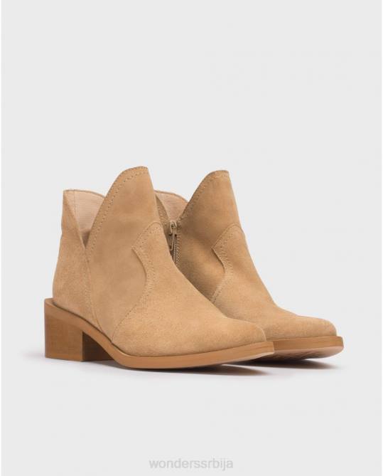 пешчано браон кава глежњаче Жене Wonders 2NZV212 обућа