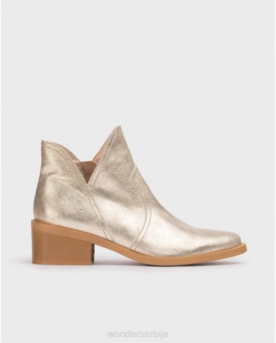 платино златна кава глежњача Жене Wonders 2NZV52 обућа