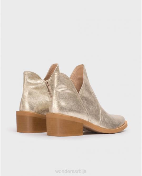платино златна кава глежњача Жене Wonders 2NZV52 обућа
