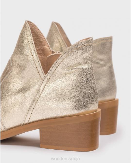 платино златна кава глежњача Жене Wonders 2NZV52 обућа