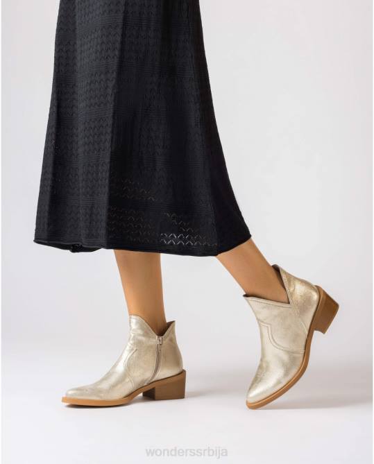 платино златна кава глежњача Жене Wonders 2NZV52 обућа