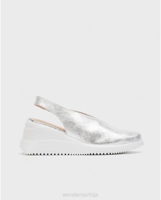 плата сребрна валтер ципела на клин Жене Wonders 2NZV12 обућа