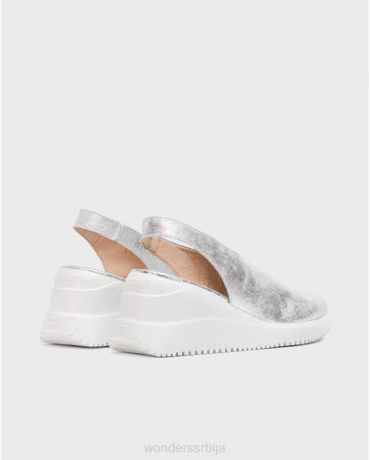 плата сребрна валтер ципела на клин Жене Wonders 2NZV12 обућа