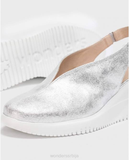 плата сребрна валтер ципела на клин Жене Wonders 2NZV12 обућа