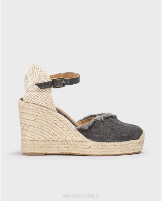 црна црна гаел сандале Жене Wonders 2NZV135 обућа