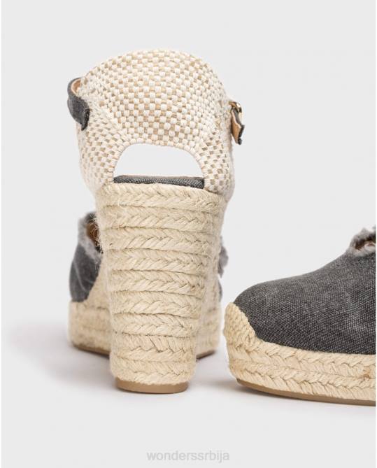 црна црна гаел сандале Жене Wonders 2NZV135 обућа