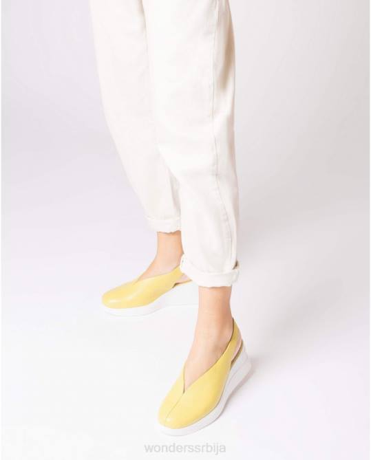 лима лиме зелена валтер ципела на клин Жене Wonders 2NZV153 обућа