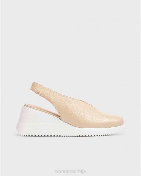 природна беж валтер ципела на клин Жене Wonders 2NZV154 обућа