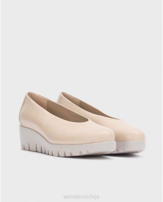 природна беж мува ципела Жене Wonders 2NZV184 обућа