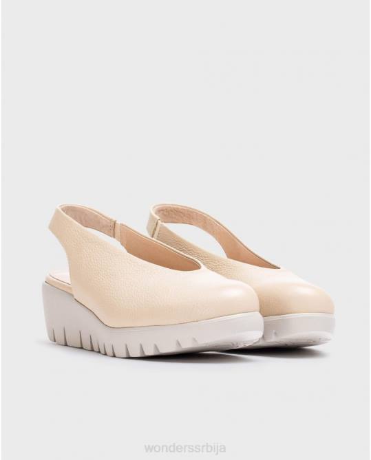 ципела од природне коже без леђа Жене Wonders 2NZV271 обућа