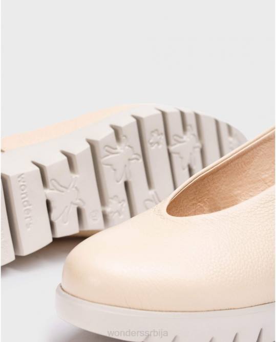 ципела од природне коже без леђа Жене Wonders 2NZV271 обућа