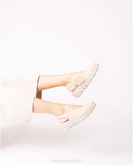 ципела од природне коже без леђа Жене Wonders 2NZV271 обућа