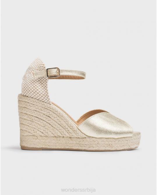 платино ибис сандале од јуте Жене Wonders 2NZV53 обућа