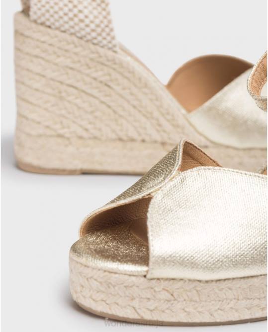 платино ибис сандале од јуте Жене Wonders 2NZV53 обућа