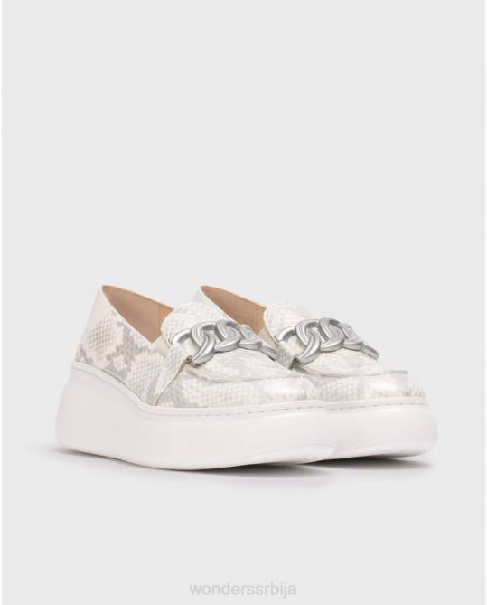 бело почети мокасин Жене Wonders 2NZV199 обућа