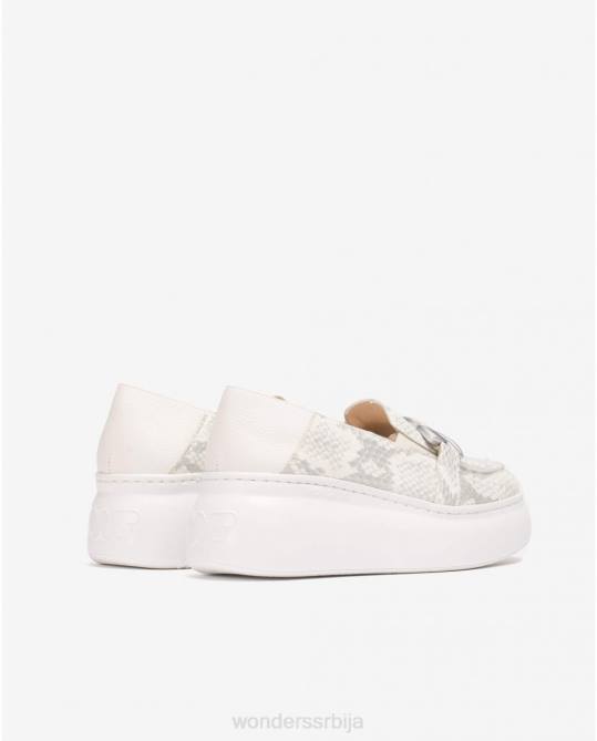 бело почети мокасин Жене Wonders 2NZV199 обућа