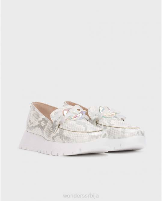 мокасин од беле руже Жене Wonders 2NZV204 обућа