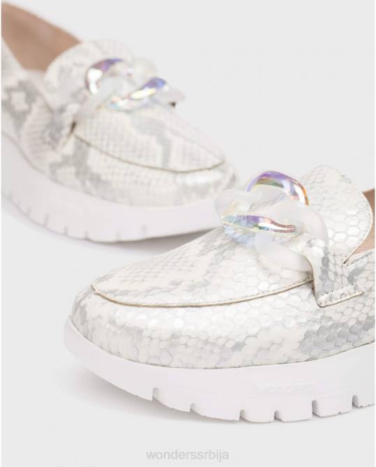 мокасин од беле руже Жене Wonders 2NZV204 обућа