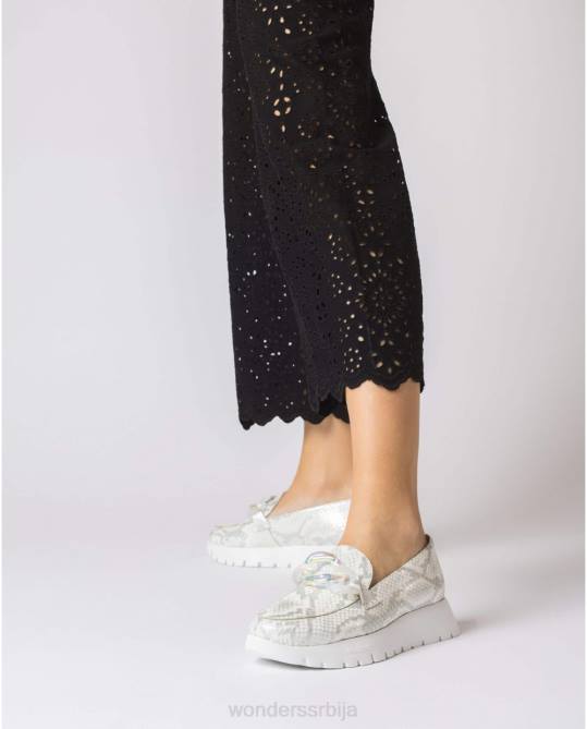 мокасин од беле руже Жене Wonders 2NZV204 обућа