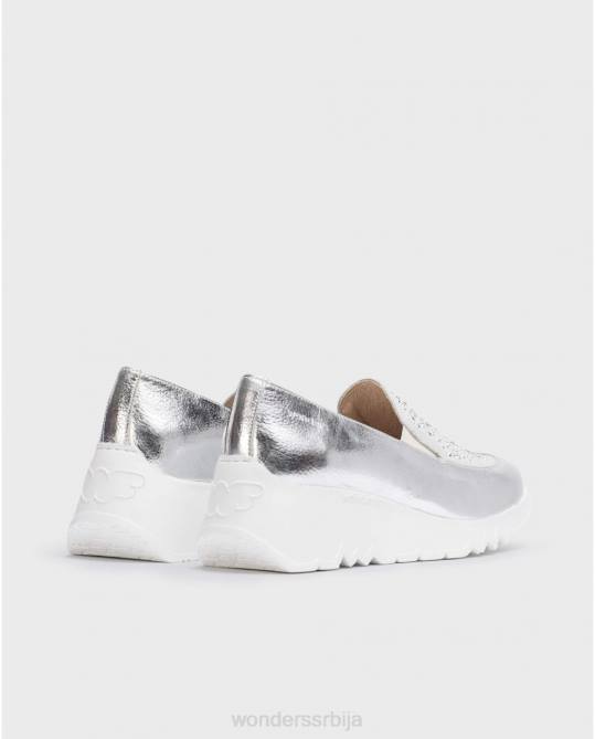 плата/блан силвер харрисон мокасин Жене Wonders 2NZV233 обућа