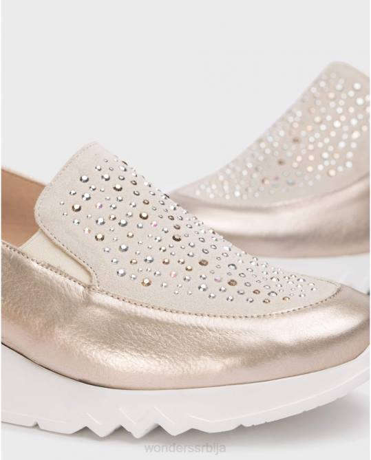 платин/бег платинум Харрисон мокасин Жене Wonders 2NZV234 обућа