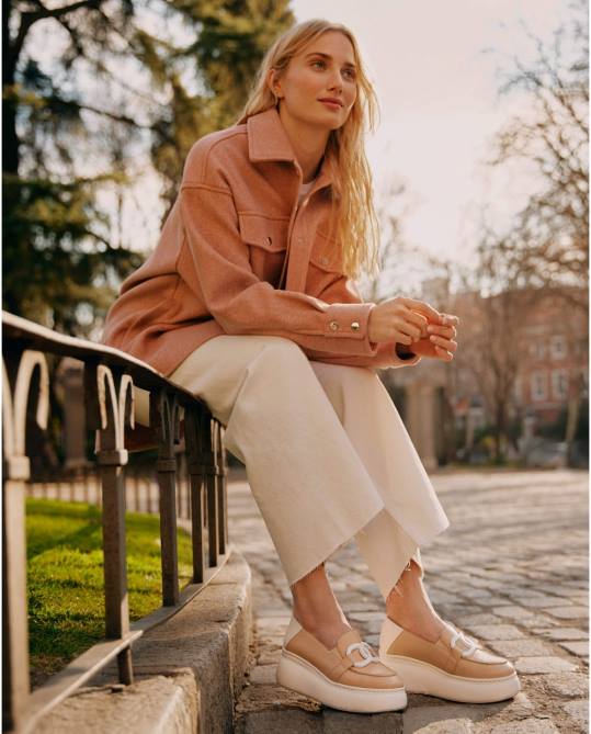 природни/од природног почетка мокасин Жене Wonders 2NZV239 обућа