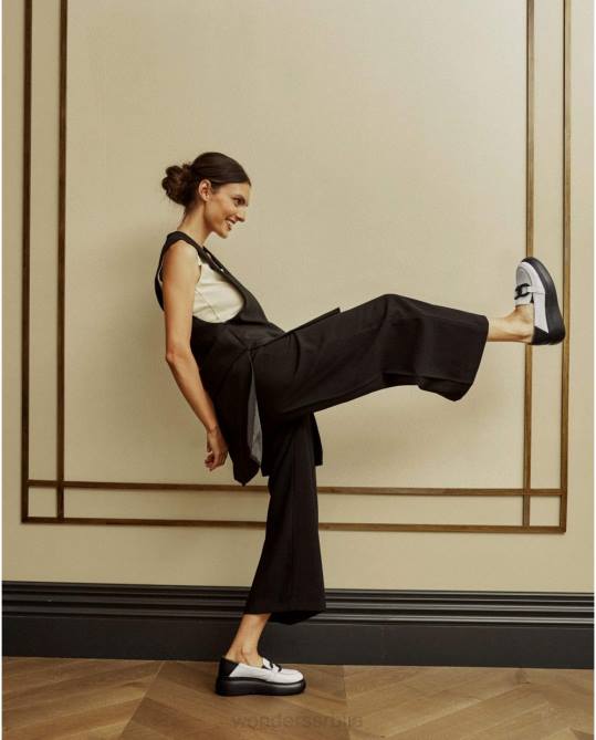 милк/негро вхите бегин мокасин Жене Wonders 2NZV240 обућа