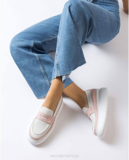 роса/офф розе нора мокасин Жене Wonders 2NZV241 обућа