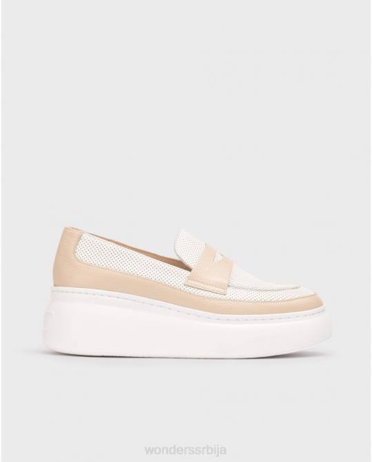 природни/од беж нора мокасина Жене Wonders 2NZV242 обућа