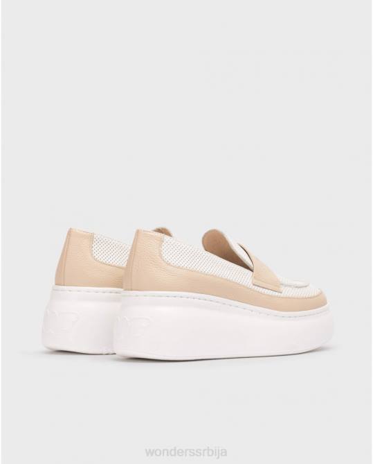 природни/од беж нора мокасина Жене Wonders 2NZV242 обућа