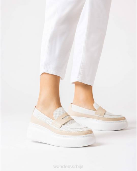 природни/од беж нора мокасина Жене Wonders 2NZV242 обућа