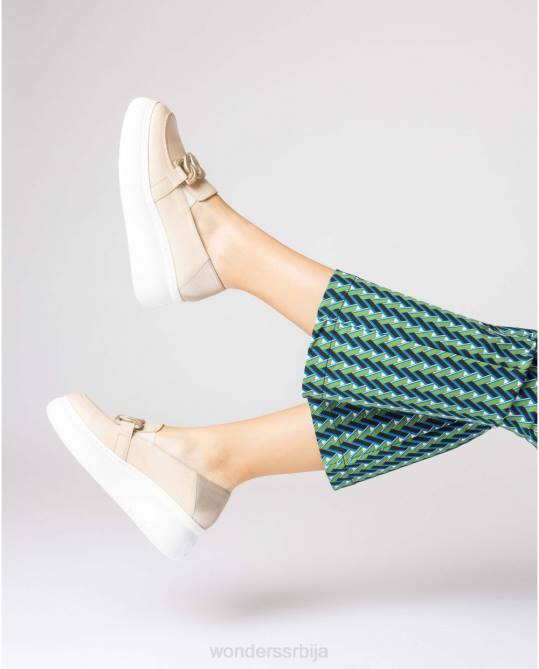 натур/плао беж бегин мокасин Жене Wonders 2NZV269 обућа