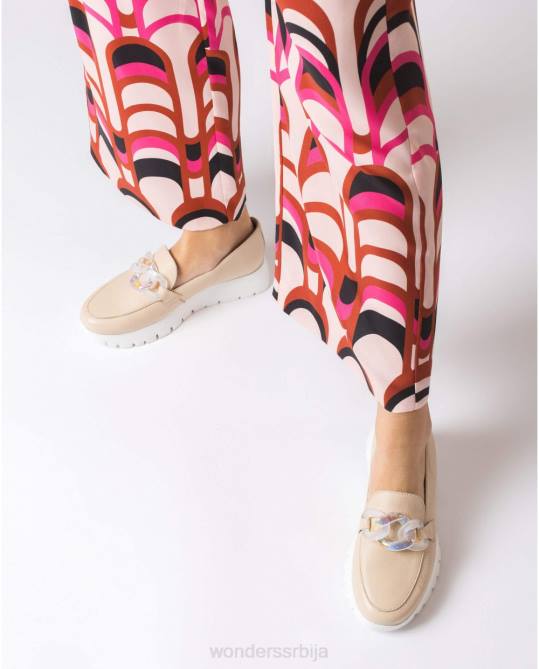 природна беж ружа мокасин Жене Wonders 2NZV273 обућа