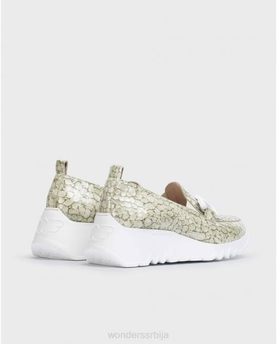 уљано зелена друштвена мокасин Жене Wonders 2NZV329 обућа