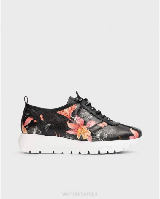 црна црна звезда патике Жене Wonders 2NZV157 обућа