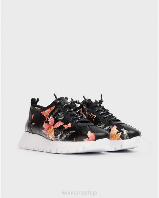 црна црна звезда патике Жене Wonders 2NZV157 обућа