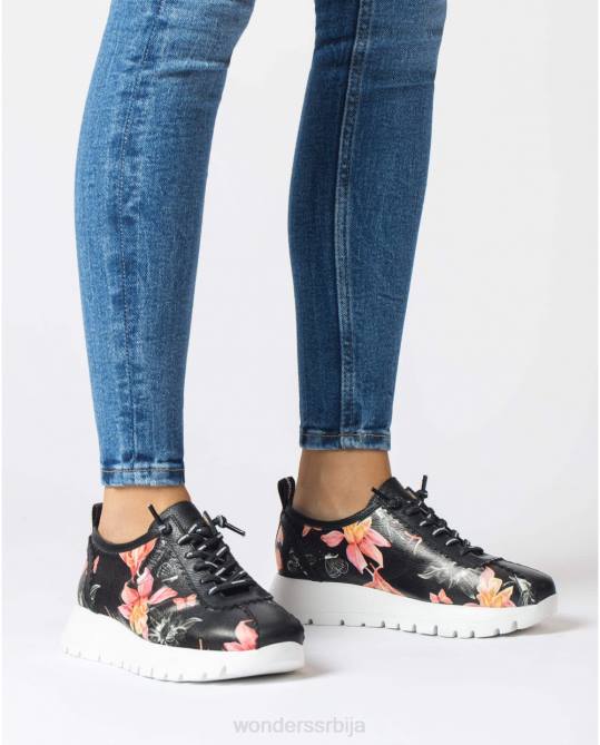 црна црна звезда патике Жене Wonders 2NZV157 обућа