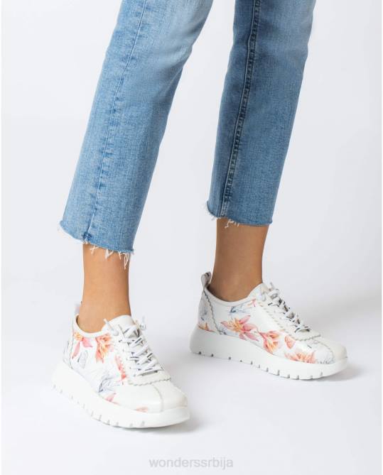 патике беле звезде Жене Wonders 2NZV158 обућа