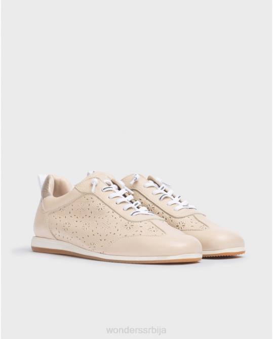 натур/плао беж брит патике Жене Wonders 2NZV281 обућа